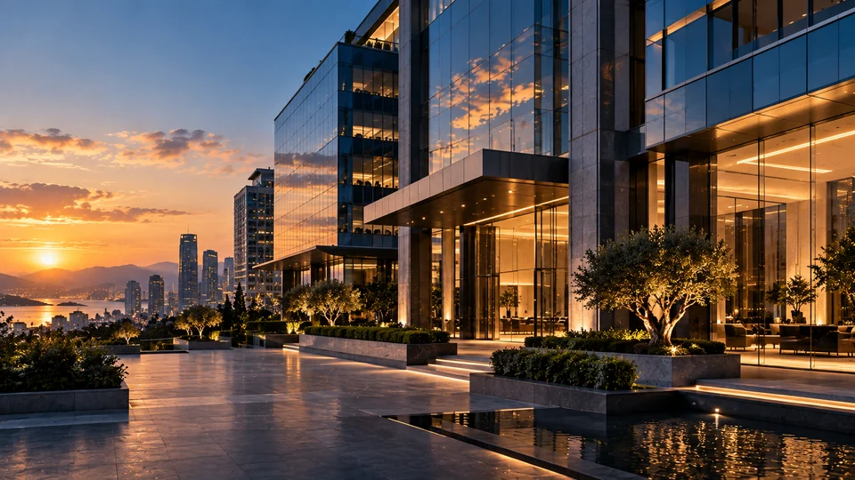 Modern international corporate architecture