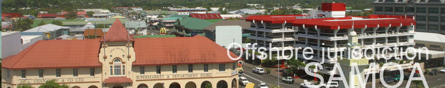 Samoa city buildings